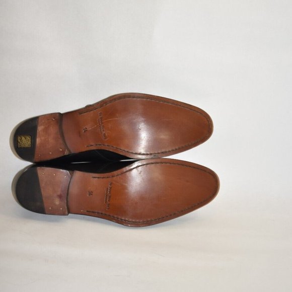 New! To Boot New York Connor Monk-Strap Leather Shoes Black Size 14 DD342 main image 5